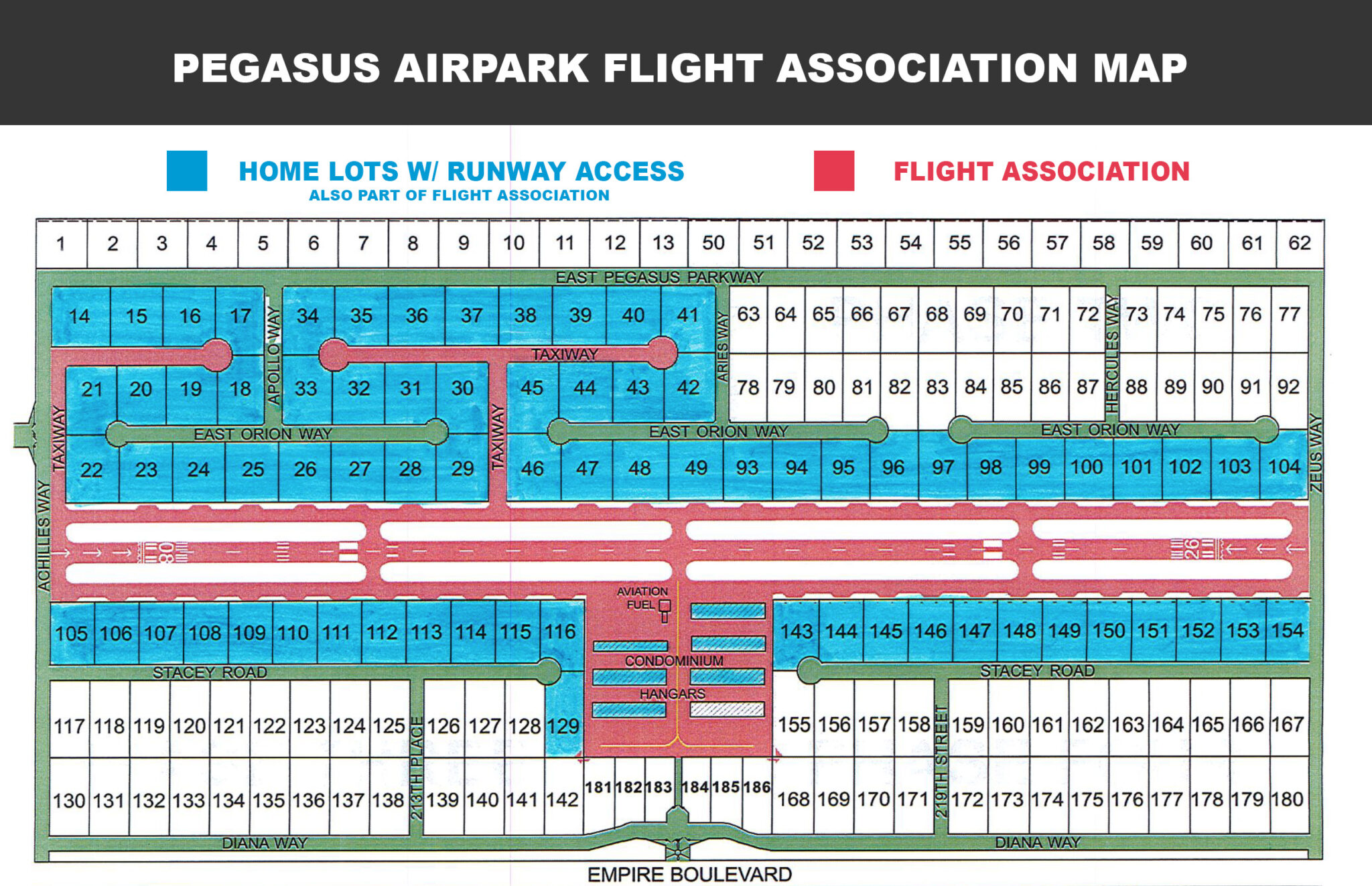 Hangars Pegasus Airpark Flight Association